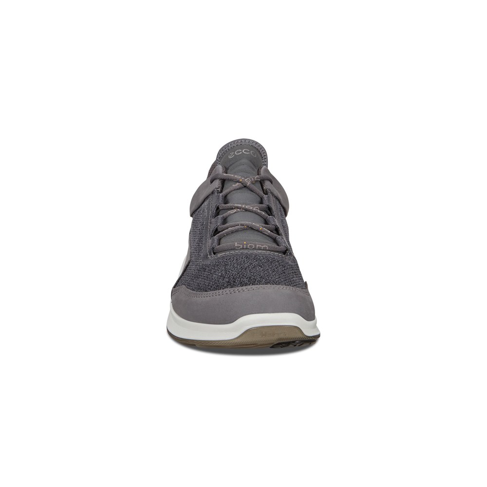 Tenis Outdoor Mujer - ECCO Biom Fjuel - Grises Oscuro - KXE168904